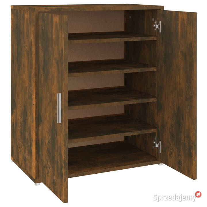 Szafka na buty przydymiony dąb 60x35x70 WM816008 mazowieckie Warszawa