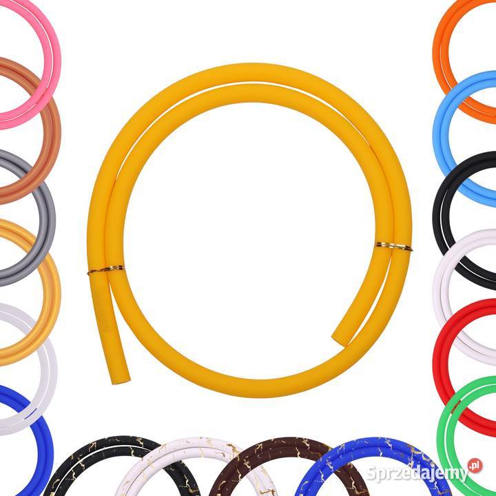 Wąż Silikonowy Fajka Wodnej Sziszashisha Żółty Łódź