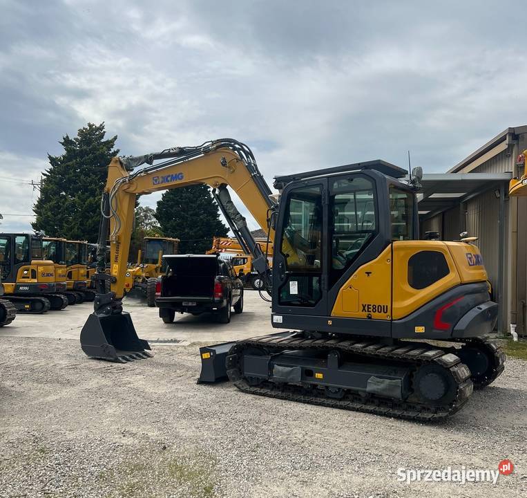 Koparka gąsienicowa XCMG XE80E 9 ton lubuskie Zielona Góra