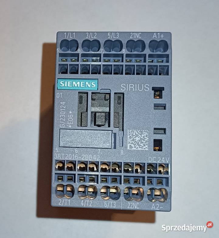 Stycznik Siemens Sirius 3RT2016 2BB42 cewka 24V wielkopolskie Poznań