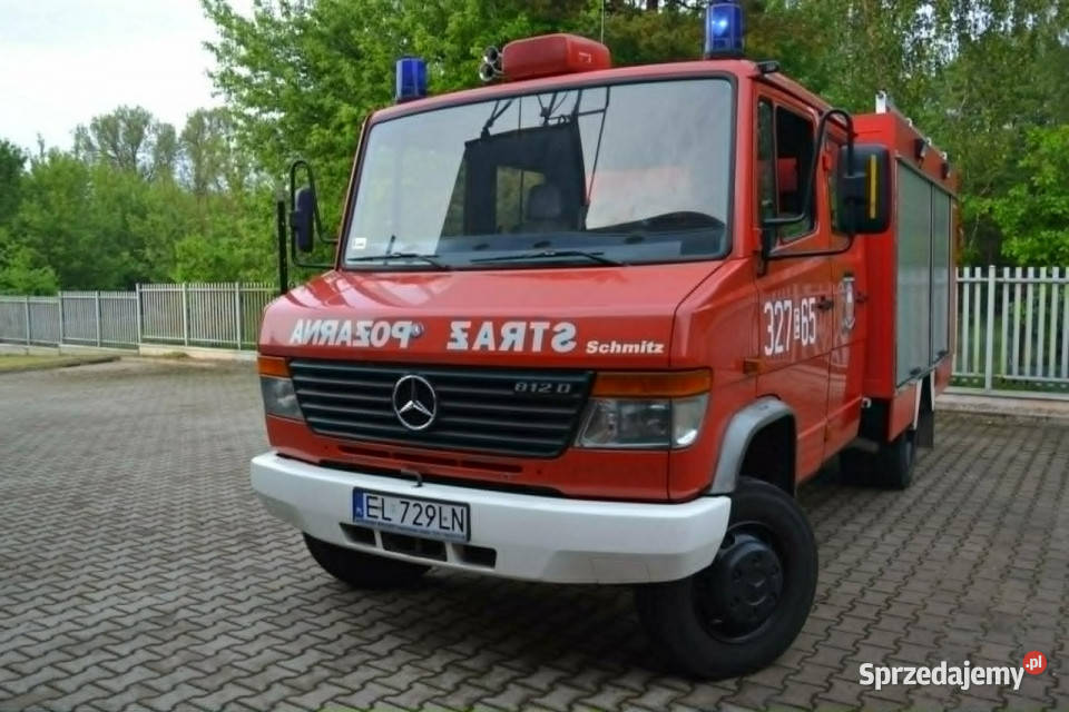 Mercedes 812D 29 D Ochotnicza Straż Pożarna Łódż manualna Pabianice