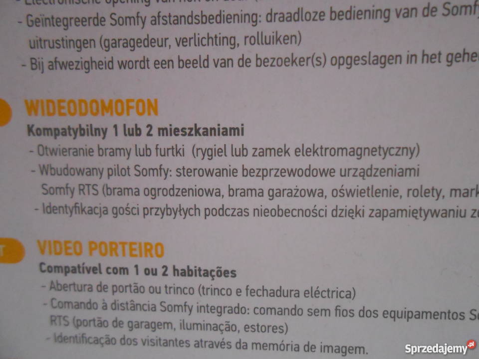 Wideodomofon SOMFY NOWY Katowice