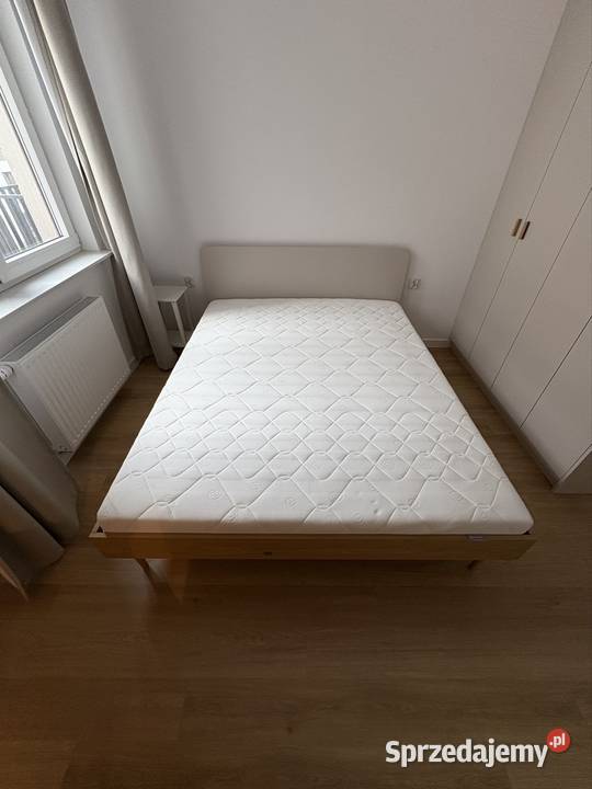 Łóżko designerskie 160x200 z materacem Hilding Kraków