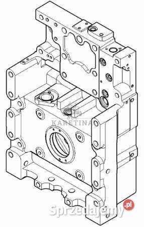 John Deere 6195R Obudowa tylnego WOM RE577309 Jastrzębniki