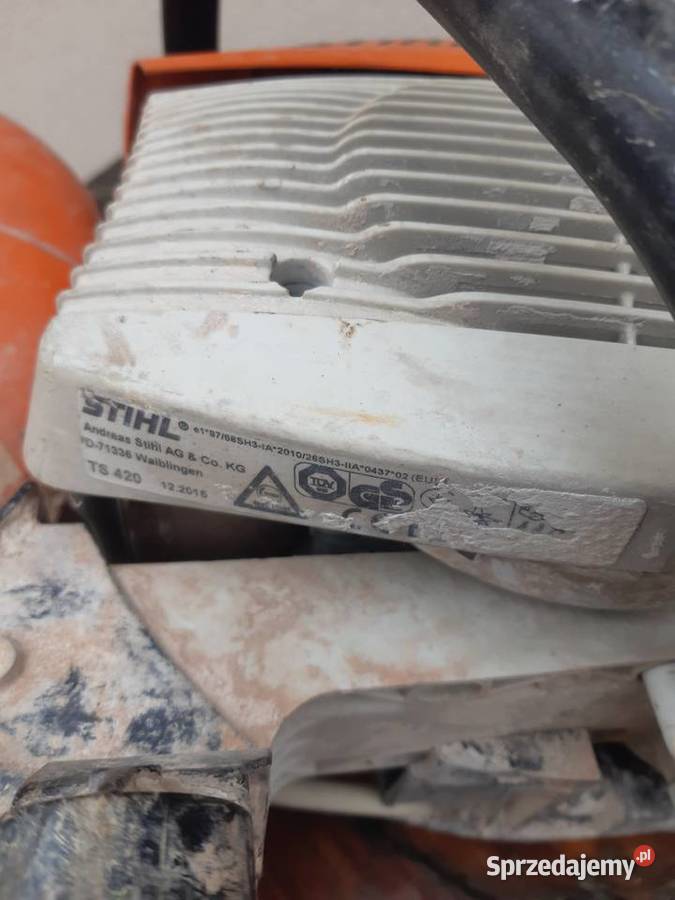 Przecinarka stihl ts 420 Liszki