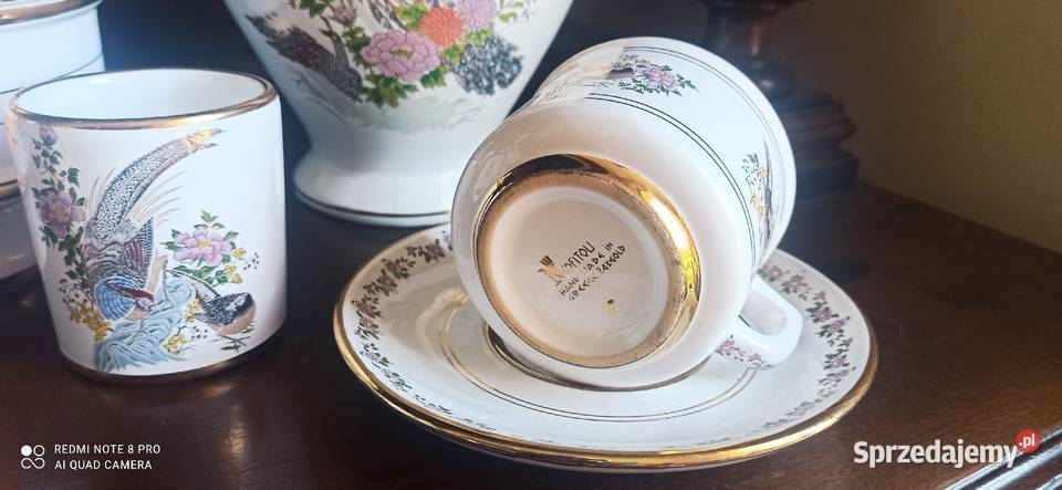 Filiżanka Neofitol Handmade In Greece 24k Gold pomorskie