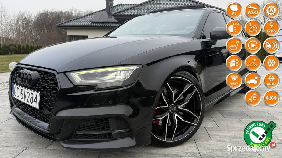 Audi S3 20tfsi quattro 367 full ledy panorama Gdańsk sprzedam