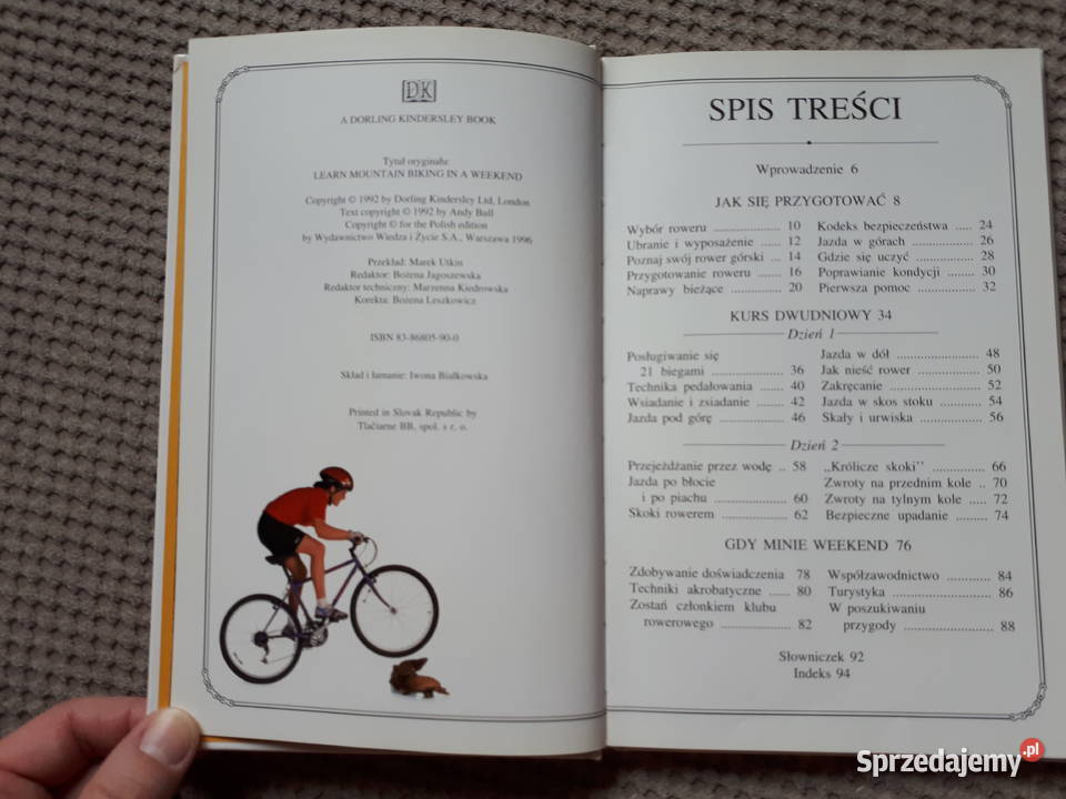 Nauka jazdy na rowerze górskim w weekend Andy