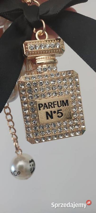 Luksusowy BRELOK CO CO CHANEL Perfum N5 perełki Gliwice