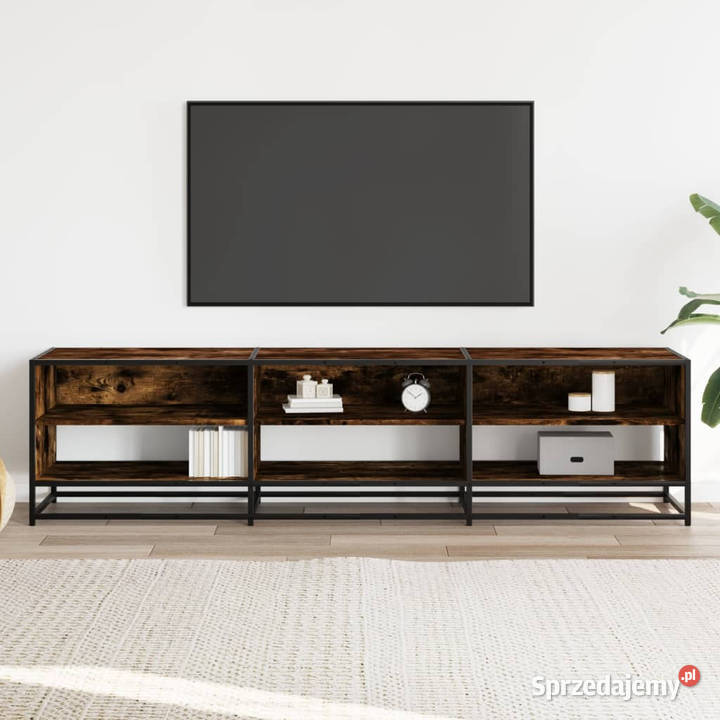 Szafka pod telewizor przydymiony dąb 180x40x46