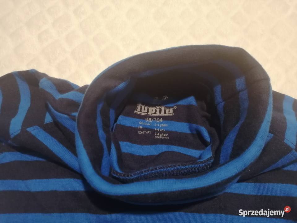 Bluzka chłopięca golf długi rękaw Lupilu 98104 Czeladź