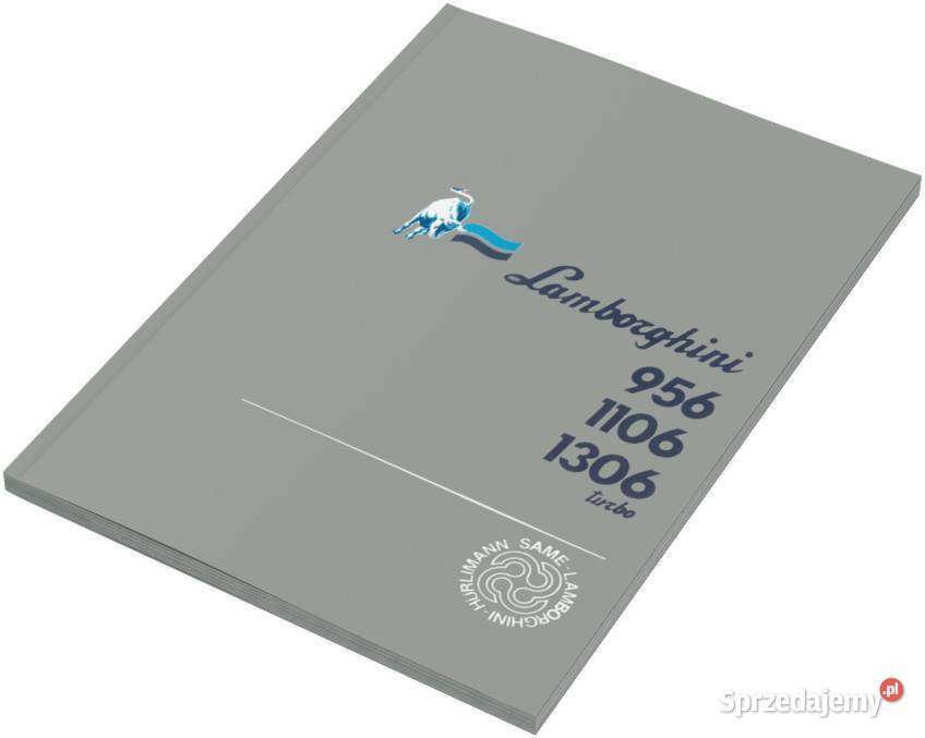 Instrukcja obsługi Lamborghini RV 70 75 RS 90 motoryzacja, transport Poradniki, albumy i reportaże Książki i Podręczniki Szamotuły