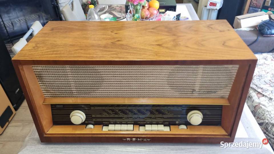 Zabytkowe radio lampowe REMA 2001 z lat 60tych łódzkie Warta