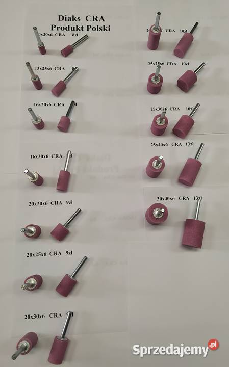 Kamień z trzpieniem ścierny 13x25x6 95 A 46M Lublin