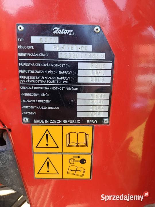 Sprzedam Zetora 5320 2001 5400 mtg Zetor Ciechanów