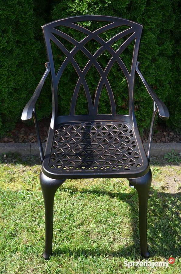 Krzesła ogrodowe metalowe taras balkon Ogród małopolskie Tarnów sprzedam