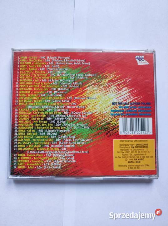 Dance hits mix kolekcjonerska płyta cd 1998 sprzedam