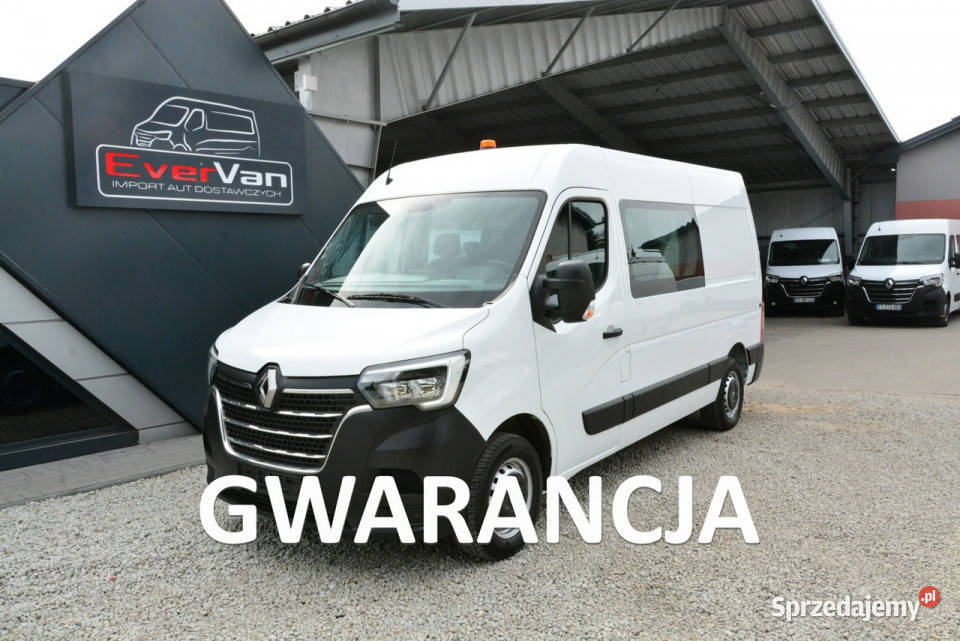 Renault Master L2H2 średniak 7osobowy lift 2023r elektryczne lusterka Warszawa sprzedam