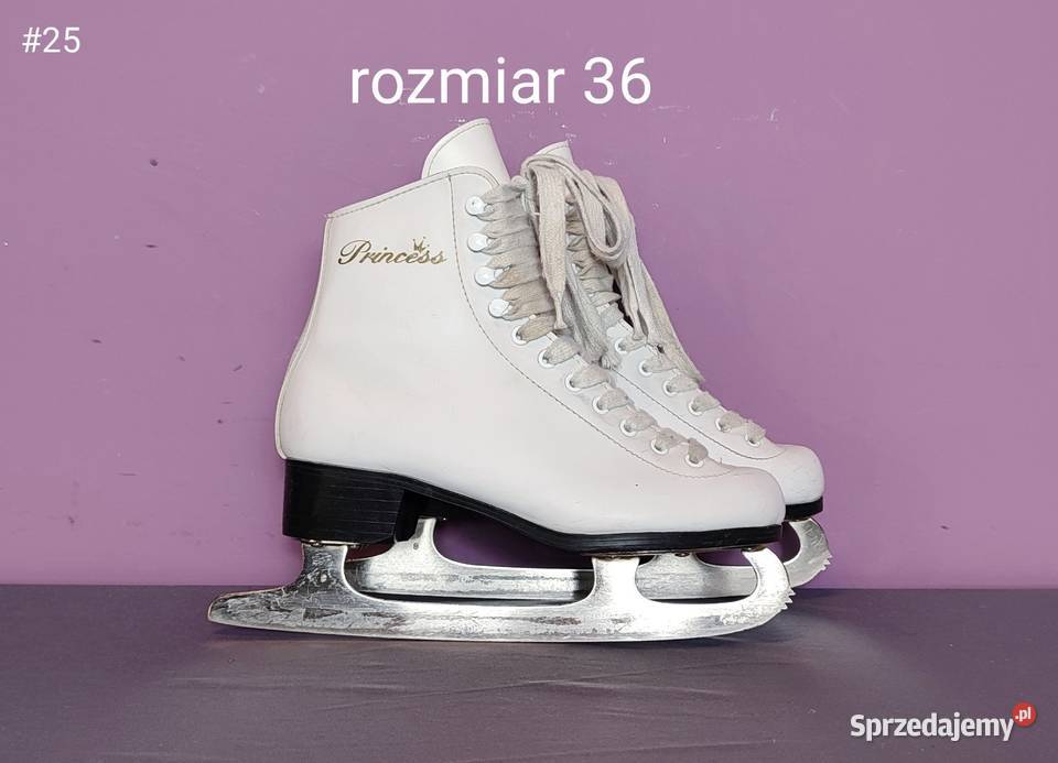 Łyżwy figurowe białe rozmiar 36 wkładka 232 25 Łyżwiarstwo i hokej sprzedam