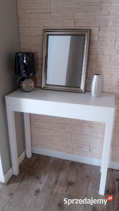Konsola drewniana biała Radomsko