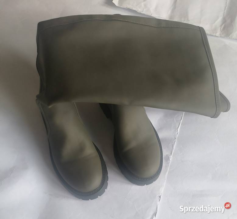 Zielone kozaki Sinsay 37 nowe inna Myślenice