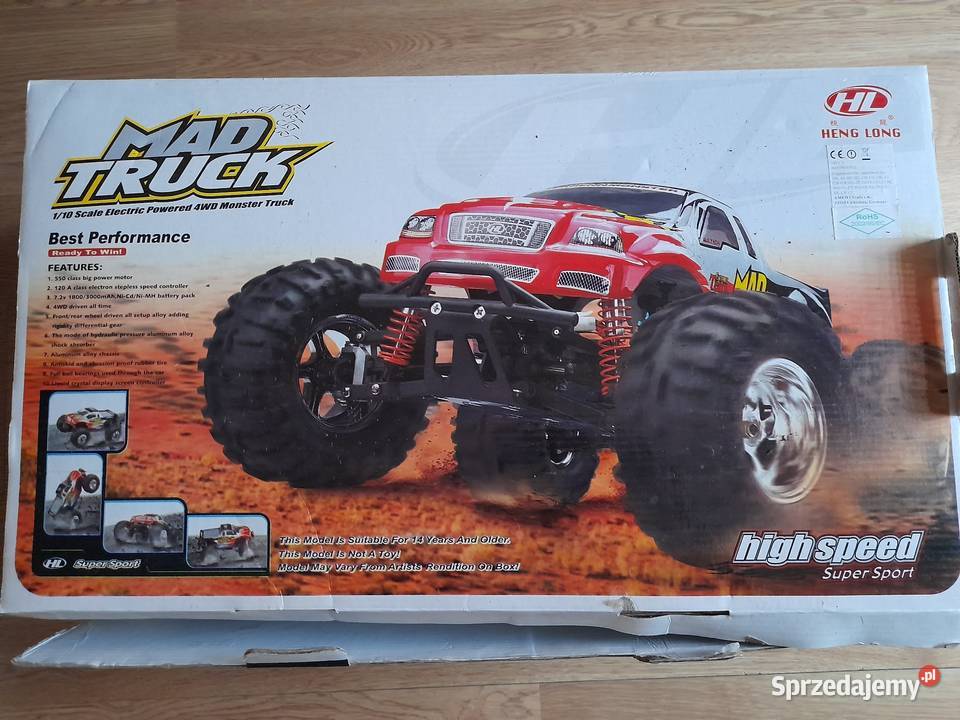 Autko zdalnie sterowane RC podwozie Metal  śląskie Ruda Śląska