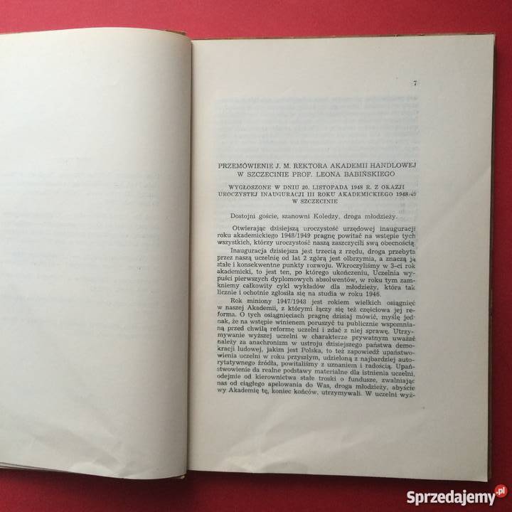 Rocznik akademii handlowej w Szczecinie Szczecin