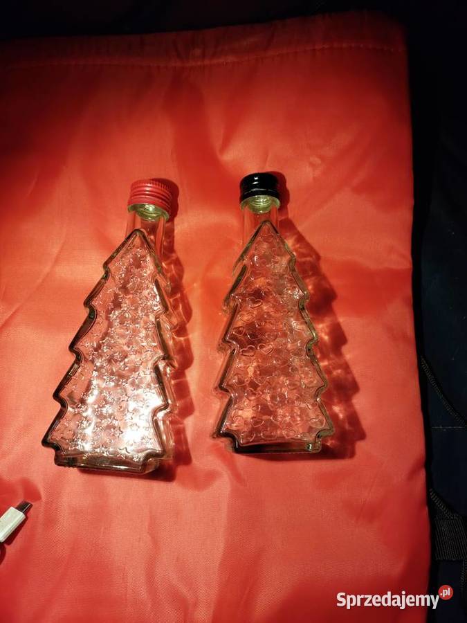 Butelka szkło choinka Nowa Wrocław