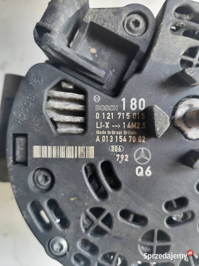 Alternator Mercedes A0131547002 Pozostałe Mielec