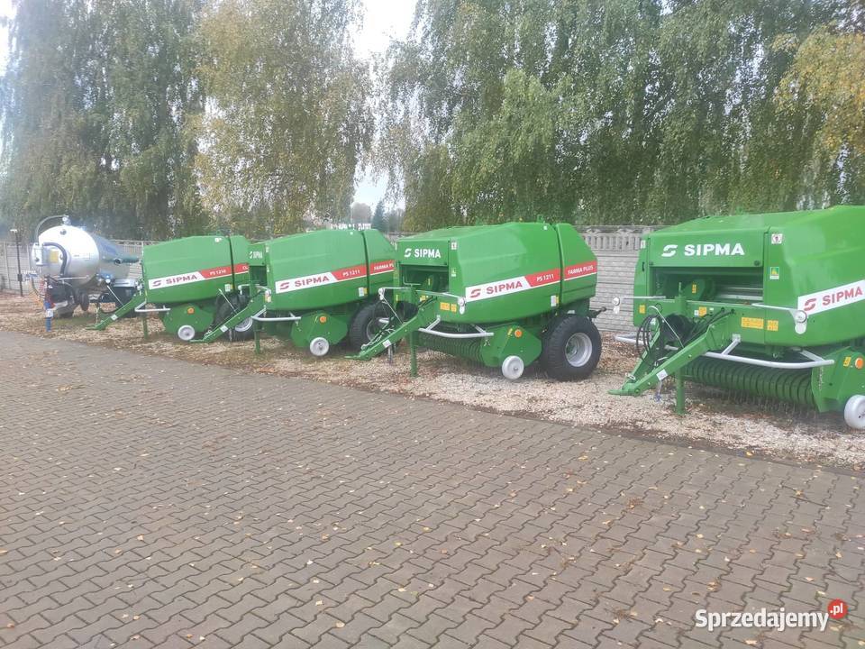 Prasa rolująca Sipma 1221 1211 FARMA PLUS 1210 nieuszkodzony Prasy Kozenin