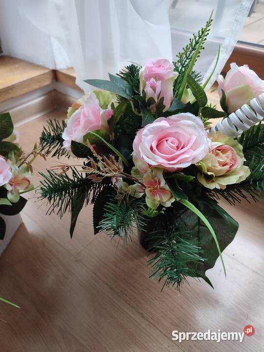 Kochanej Mamie zestaw na grób z dedykacją Sosnowiec