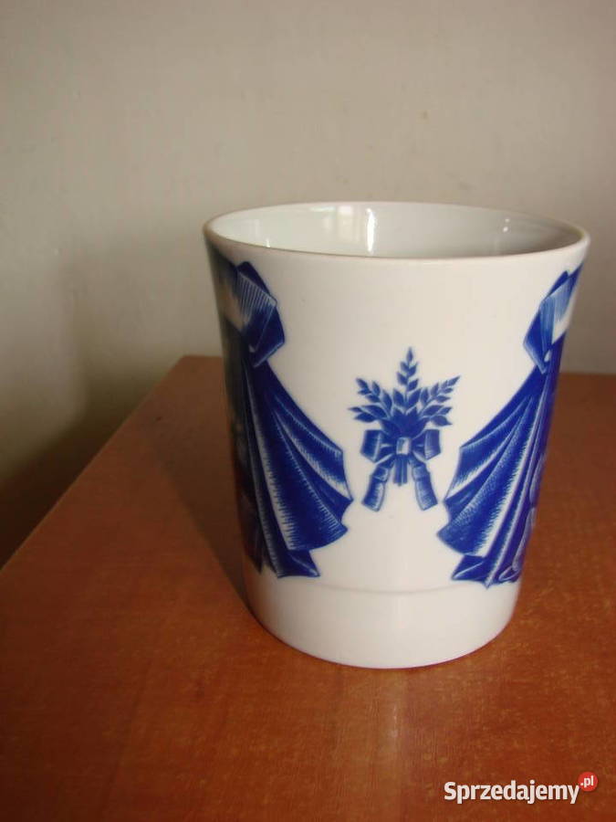 stary kobaltowy kubek sprzedam