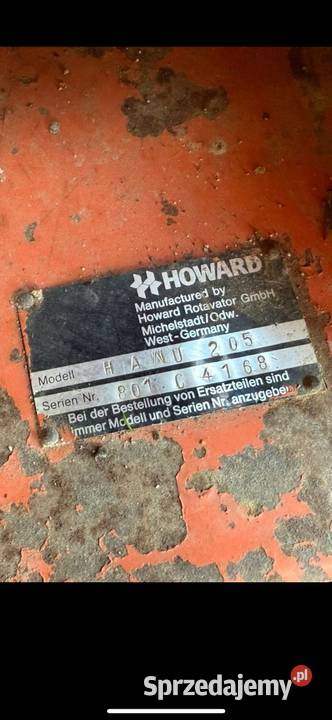 AGREGAT UPRAWOWO SIEWNY HOWARD SAMAVATOR model Staszów sprzedam
