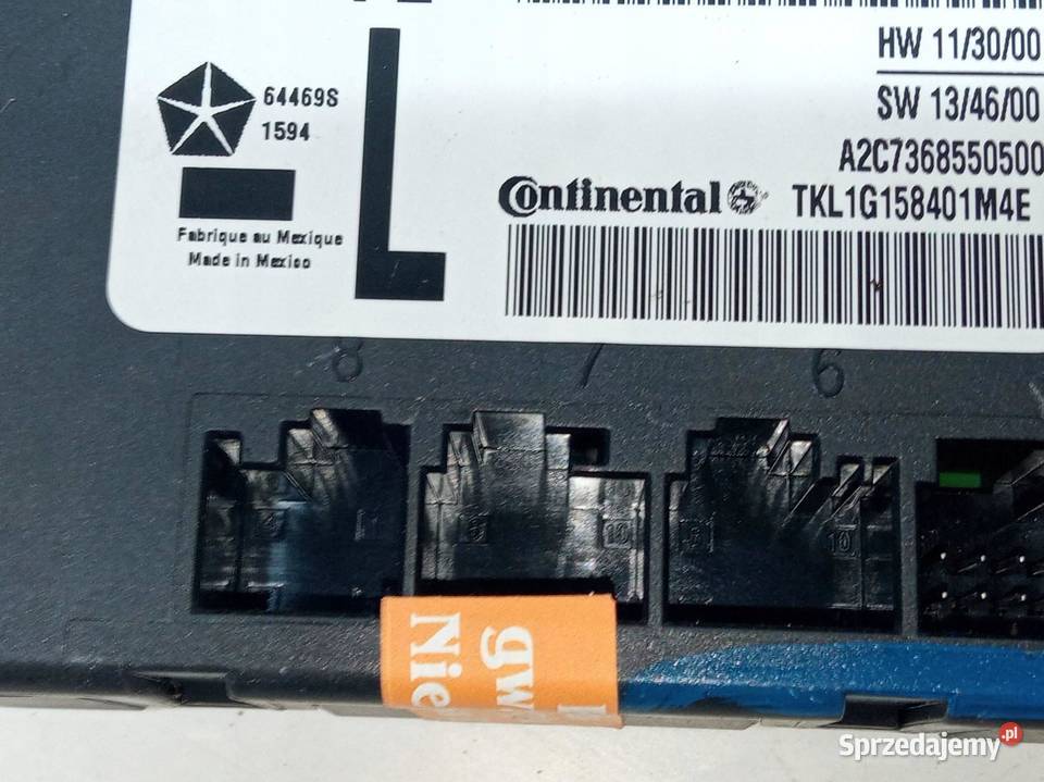 MODUŁ DRZWI LEWY PRZÓD 68111323AG Jeep Cherokee