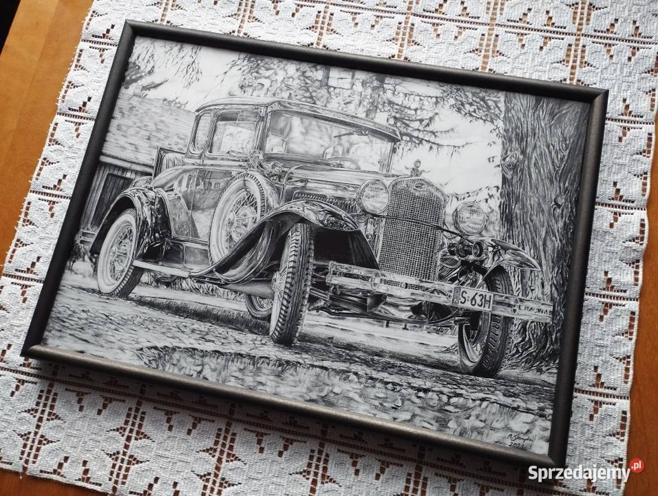 Rysunek A3 297x42 Ford Model A Deluxe Coupe 1930