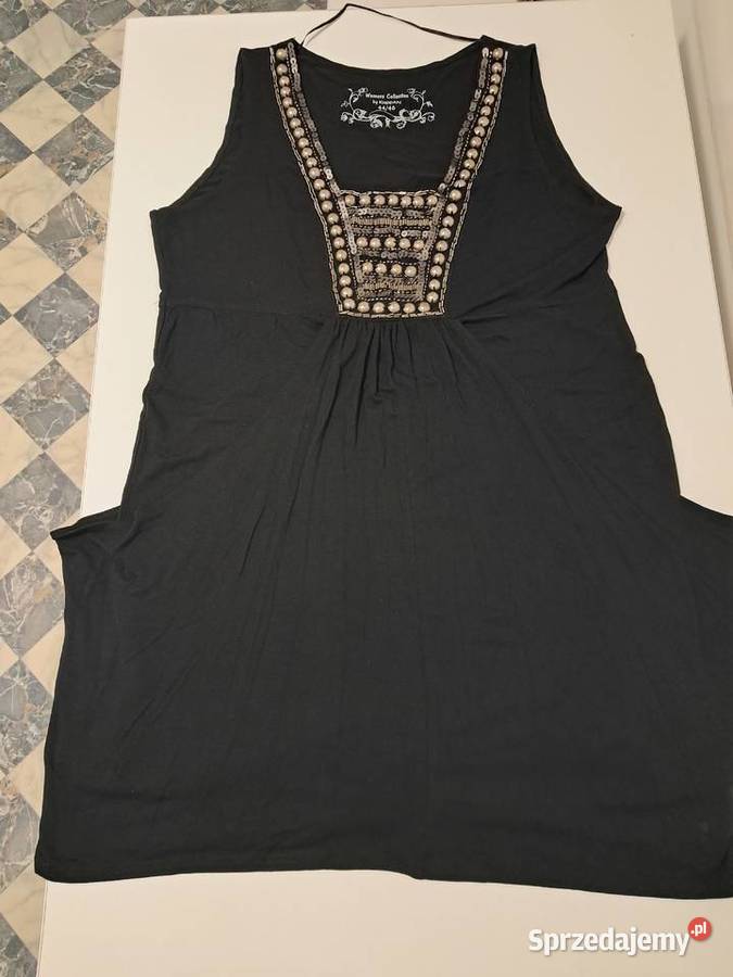 Sukienka tunika czarna krótka Womens Collection Kraków