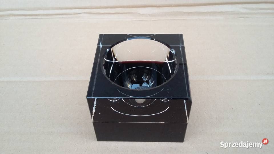 Klosz do lampy CZARNA przezroczysta KOSTKA na G9 Warszawa sprzedam