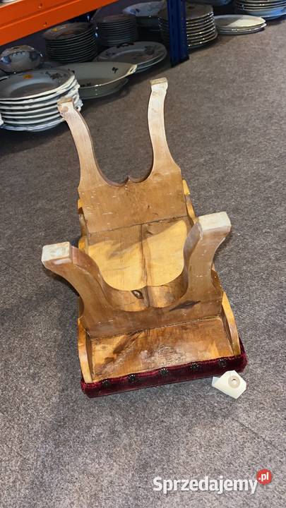 Podnóżek Na nóżkach Drewno i nóżki kulki M Gdańsk sprzedam