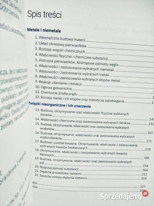 Chemia 1 zbiór zadań nowa era unikatowe książki Warszawa