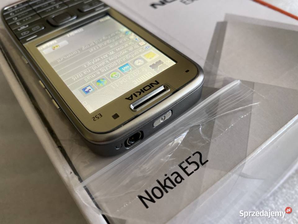 Nokia E52 pełny zestaw śląskie Piekary Śląskie