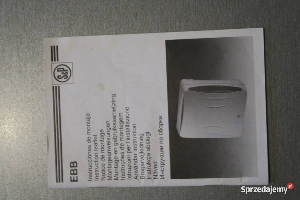 Instrukcja montażu wentylatora EBB Bielsko-Biała