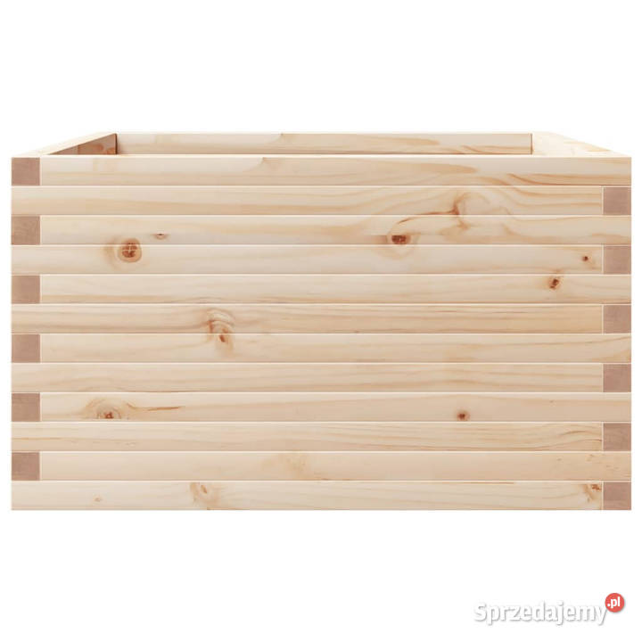Donica ogrodowa 80x80x46 lite drewno sosnowe Warszawa