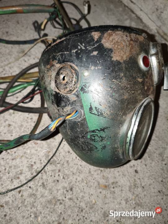 Lampa przednia z instalacją elektryczną Ural M62 Leszno