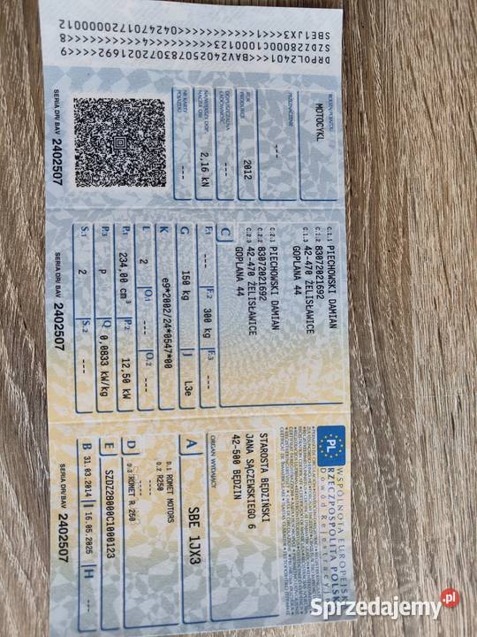 Romet R250 nieuszkodzony Żelisławice