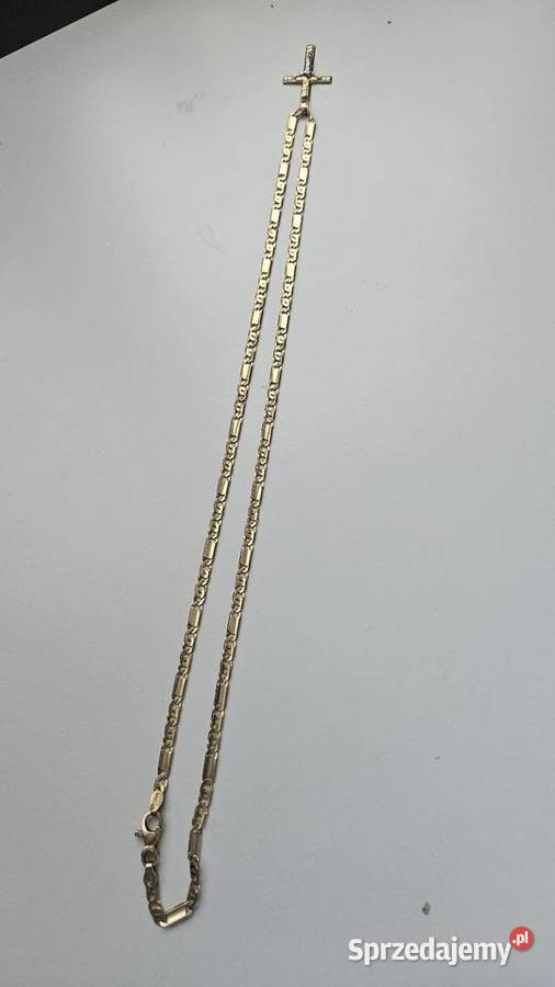 Łancuszek złoty p14k 585 135 gr Śliczny Biżuteria