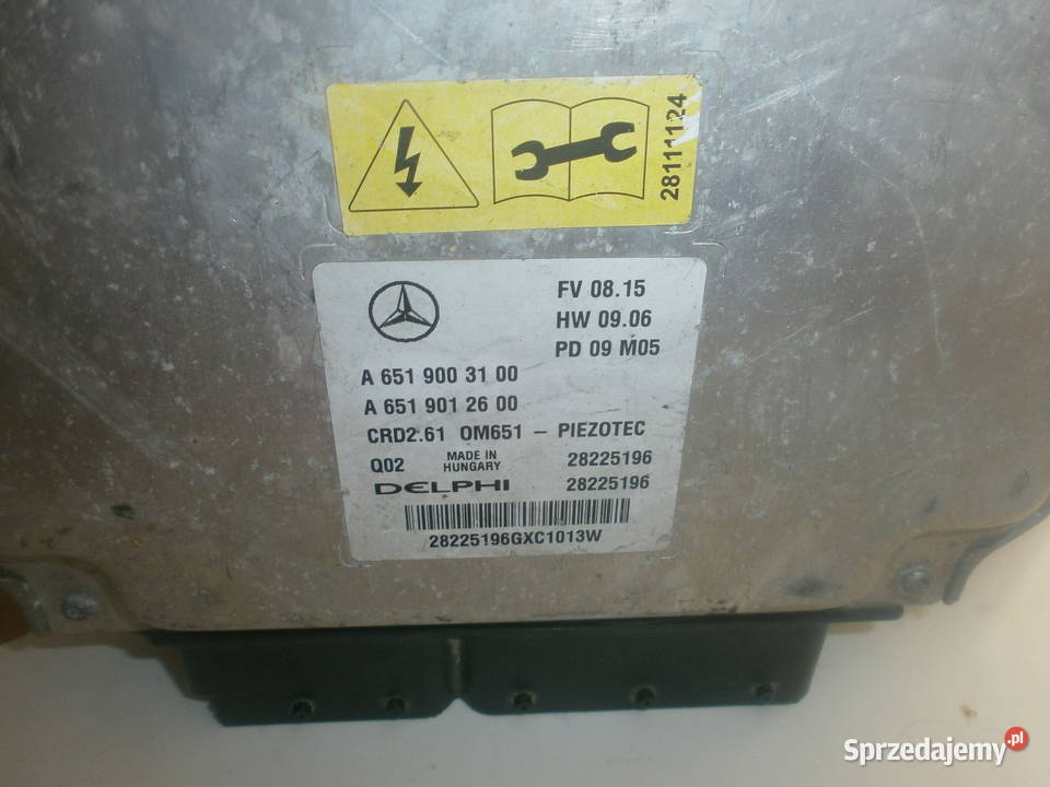 MERCEDES E A 6519003100 6519012600 DELPHI Zielona Góra