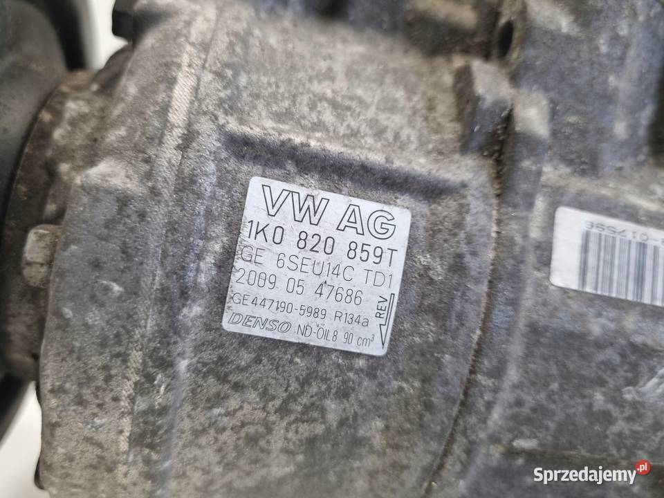 SPRĘŻARKA KLIMATYZACJI VW Golf VI 14 TSI lubelskie Rudka sprzedam