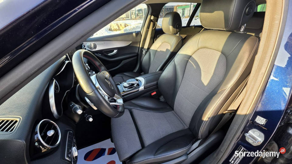 Mercedes C 200 1 rej 2018 super stan HUD W205 Lębork