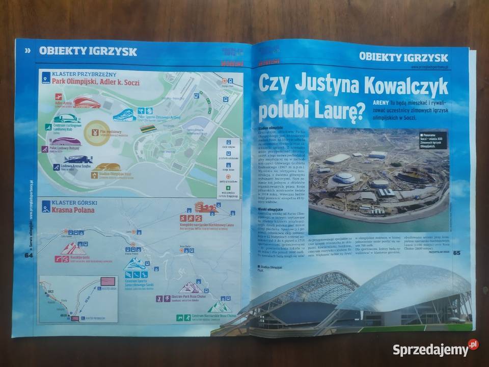 Skarb kibica igrzyska olimpijskie Sochi 2014 Czasopisma Łódź