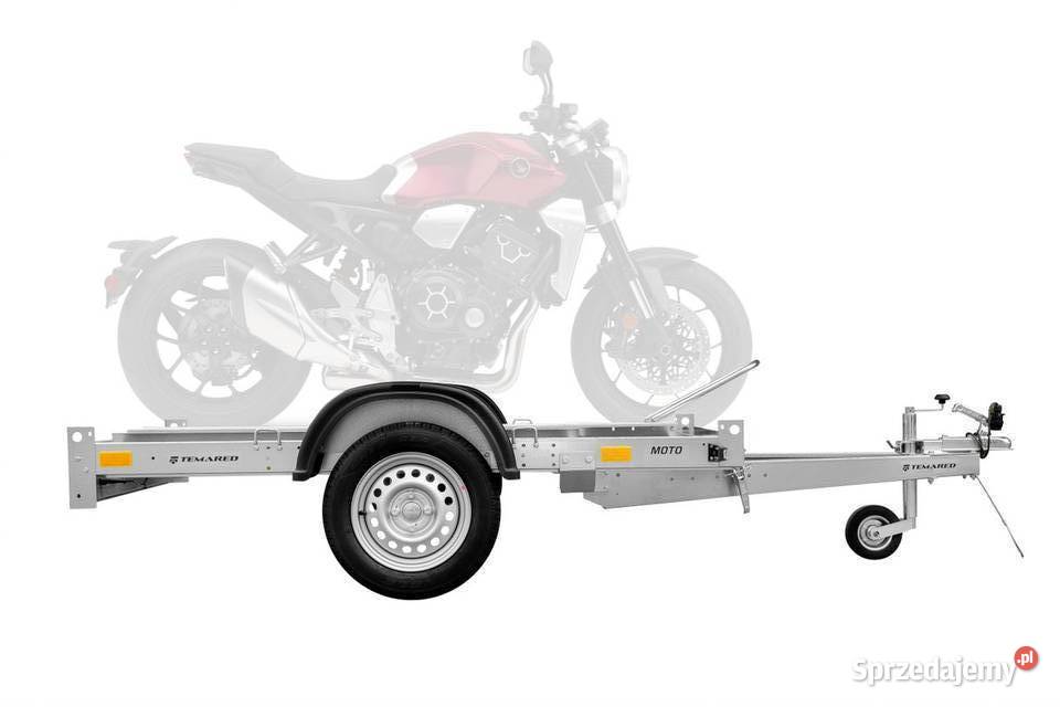 Przyczepka samochodowa Temared MOTO 1R resor Zielona Góra